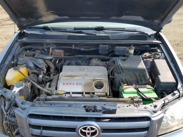 JTEEP21A040058468 - 2004 TOYOTA HIGHLANDER GRAY photo 7