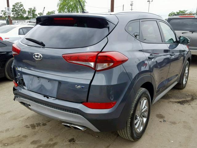 KM8J33A25HU401072 - 2017 HYUNDAI TUCSON LIM BLUE photo 4