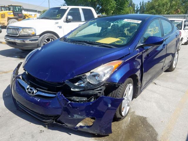 5NPDH4AE9DH210844 - 2013 HYUNDAI ELANTRA GLS  photo 2