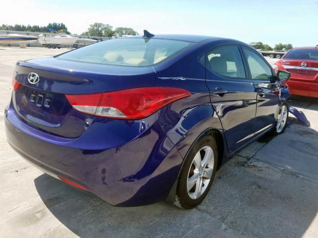 5NPDH4AE9DH210844 - 2013 HYUNDAI ELANTRA GLS  photo 4