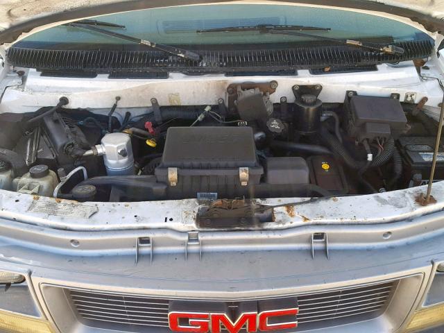 1GTDM19XX4B505341 - 2004 GMC SAFARI XT WHITE photo 7