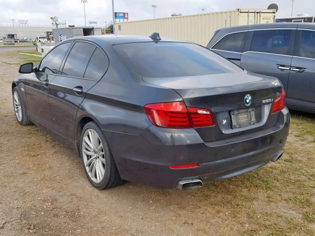 WBAFR9C59BC617682 - 2011 BMW 550 I BLACK photo 3