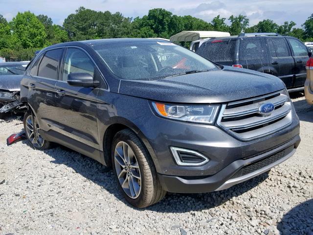 2FMPK3K85JBC30206 - 2018 FORD EDGE TITAN SILVER photo 1