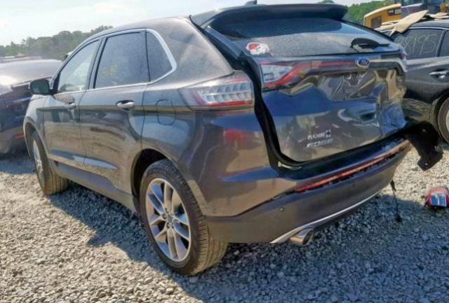 2FMPK3K85JBC30206 - 2018 FORD EDGE TITAN SILVER photo 3