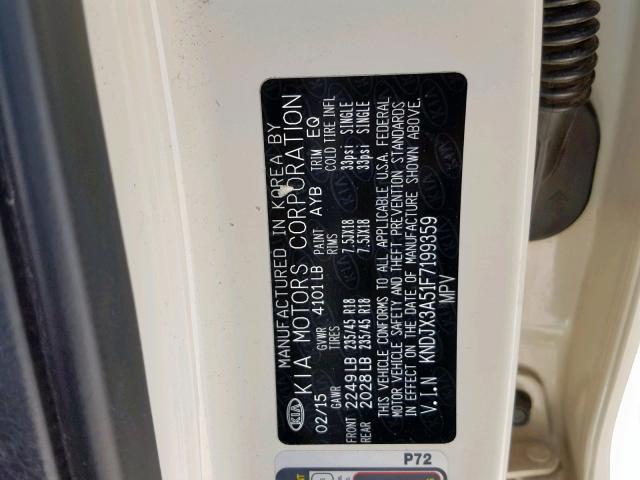 KNDJX3A51F7199359 - 2015 KIA SOUL ! Krem foto 10