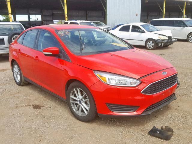 1FADP3F28HL215634 - 2017 FORD FOCUS SE RED photo 1