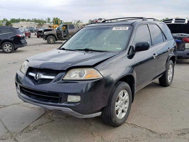 2HNYD18735H558064 - 2005 ACURA MDX TOURIN BLACK photo 2