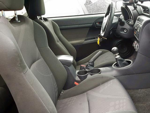 JTKJF5C78D3062378 - 2013 TOYOTA SCION TC ნაცრისფერი ფოტო 5
