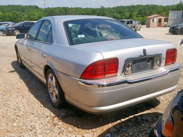 1LNHM86S32Y612319 - 2002 LINCOLN LS SILVER photo 3