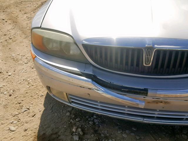 1LNHM86S32Y612319 - 2002 LINCOLN LS SILVER photo 9