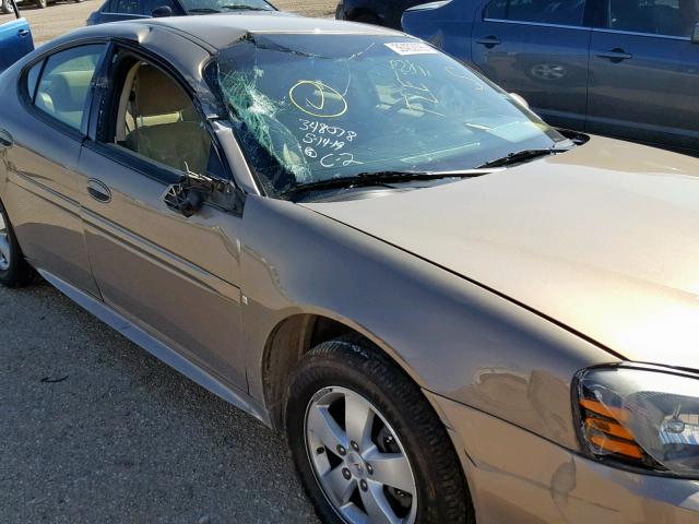 2G2WP552671227774 - 2007 PONTIAC GRAND PRIX GOLD photo 9