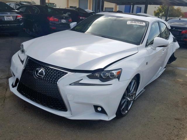 JTHBA1D26G5018487 - 2016 LEXUS IS 200T WHITE photo 2