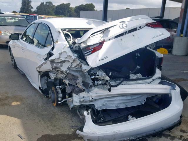 JTHBA1D26G5018487 - 2016 LEXUS IS 200T WHITE photo 3