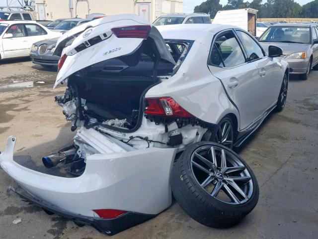 JTHBA1D26G5018487 - 2016 LEXUS IS 200T WHITE photo 4