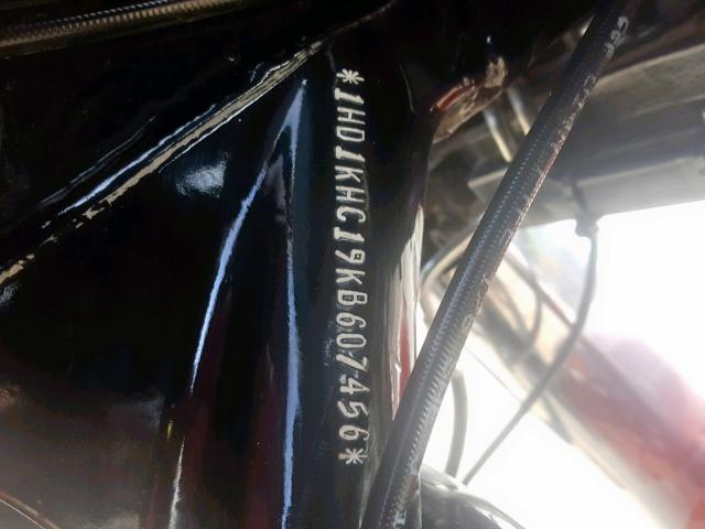 1HD1KHC19KB607456 - 2019 HARLEY-DAVIDSON FLTRX 栗色 照片 10