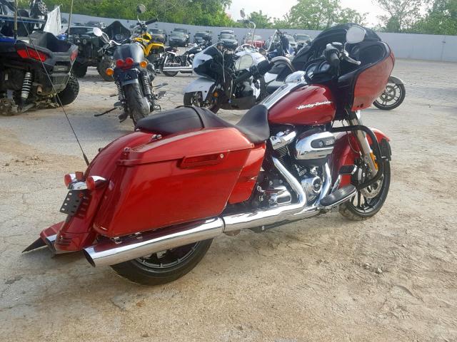 1HD1KHC19KB607456 - 2019 HARLEY-DAVIDSON FLTRX 栗色 照片 4