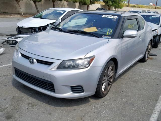 JTKJF5C77C3033050 - 2012 TOYOTA SCION TC SILVER photo 2