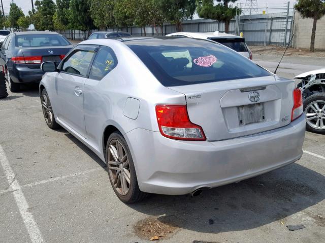 JTKJF5C77C3033050 - 2012 TOYOTA SCION TC SILVER photo 3