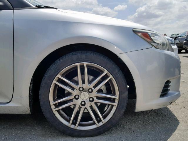 JTKJF5C77C3033050 - 2012 TOYOTA SCION TC SILVER photo 9
