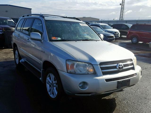 JTEEW21A260028880 - 2006 TOYOTA HIGHLANDER SILVER photo 1