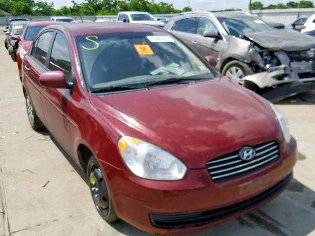 KMHCN4AC4AU514857 - 2010 HYUNDAI ACCENT GLS BURGUNDY photo 1