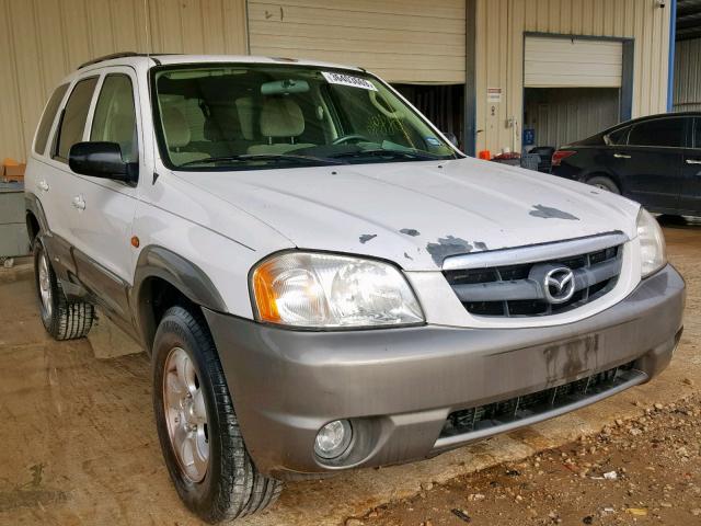 4F2YZ04173KM39569 - 2003 MAZDA TRIBUTE LX WHITE photo 1