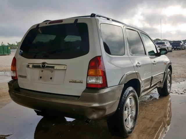 4F2YZ04173KM39569 - 2003 MAZDA TRIBUTE LX WHITE photo 4