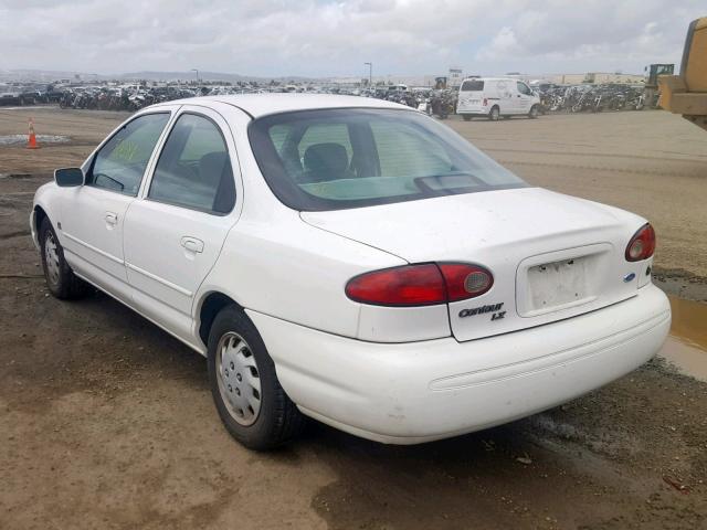 1FALP66L0VK122095 - 1997 FORD CONTOUR LX WHITE photo 3