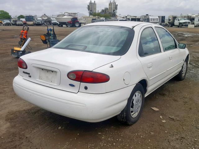 1FALP66L0VK122095 - 1997 FORD CONTOUR LX WHITE photo 4