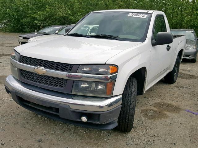 1GCCS149078126036 - 2007 CHEVROLET COLORADO WHITE photo 2