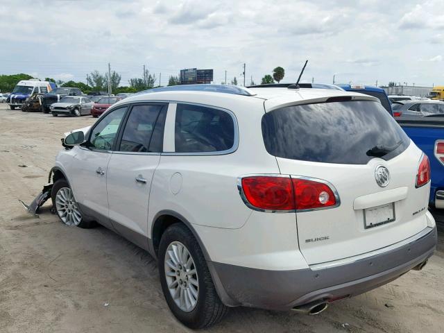 5GAKRCED0CJ333018 - 2012 BUICK ENCLAVE WHITE photo 3