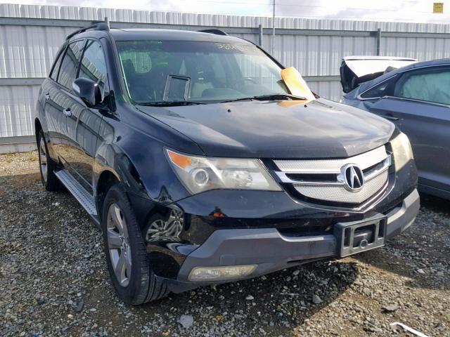 2HNYD28507H510206 - 2007 ACURA MDX SPORT BLACK photo 1