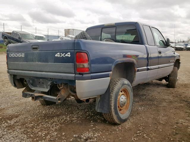 1B7KF23W01J247341 - 2001 DODGE RAM 2500 BLACK photo 4