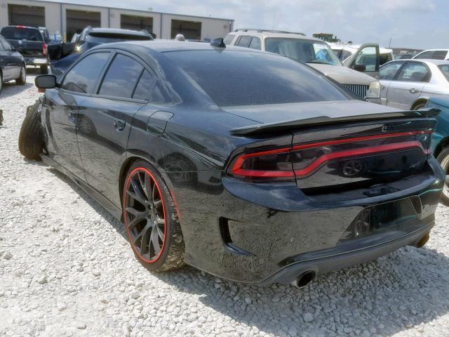 2C3CDXL92GH285346 - 2016 DODGE CHARGER SR BLACK photo 3