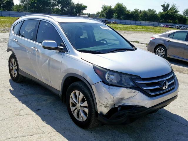 2HKRM3H75DH504101 - 2013 HONDA CR-V EXL SILVER photo 1