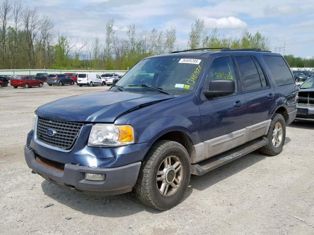 1FMFU16L43LB44610 - 2003 FORD EXPEDITION BLUE photo 2