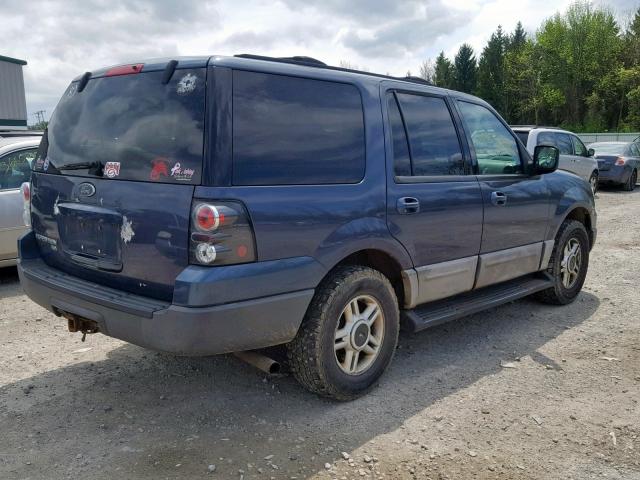 1FMFU16L43LB44610 - 2003 FORD EXPEDITION BLUE photo 4