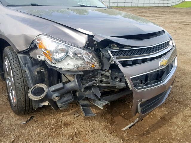 1G1ZC5EB4A4109215 - 2010 CHEVROLET MALIBU 1LT 灰色 照片 9