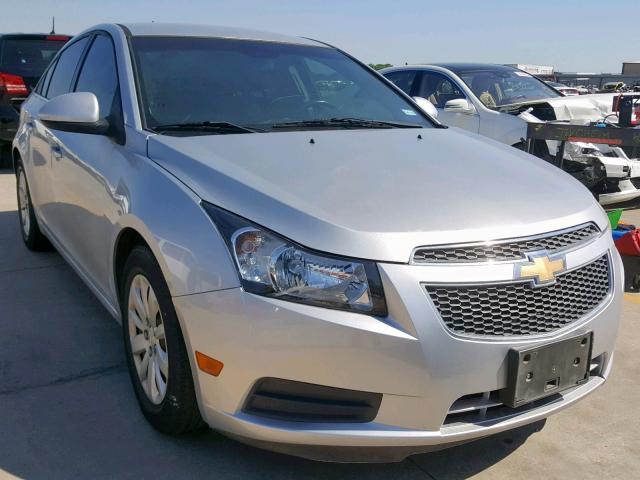 1G1PF5S94B7135104 - 2011 CHEVROLET CRUZE LT SILVER photo 1