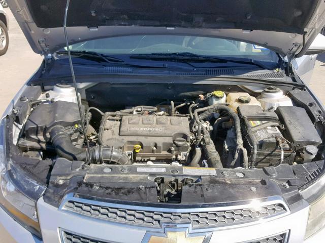 1G1PF5S94B7135104 - 2011 CHEVROLET CRUZE LT SILVER photo 7