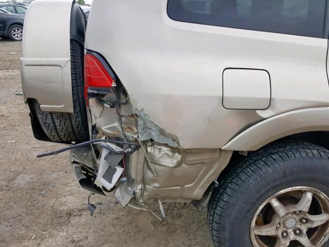 JA4MW51R11J011122 - 2001 MITSUBISHI MONTERO LI SILVER photo 9