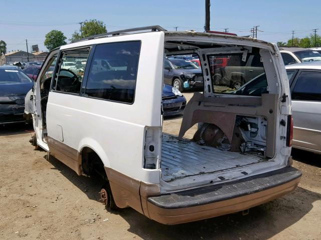 1GNDM19W31B102649 - 2001 CHEVROLET ASTRO WHITE photo 3