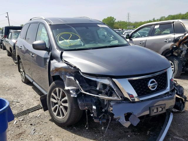 5N1AR2MN2FC669532 - 2015 NISSAN PATHFINDER GRAY photo 1