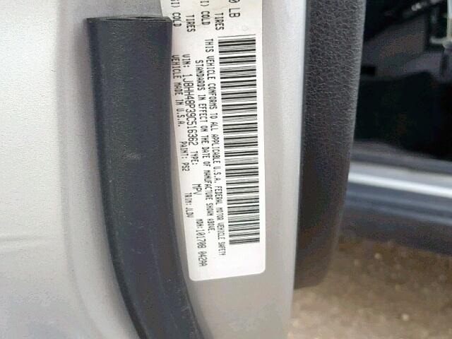 1J8HH48P39C516362 - 2009 JEEP COMMANDER SILVER photo 10