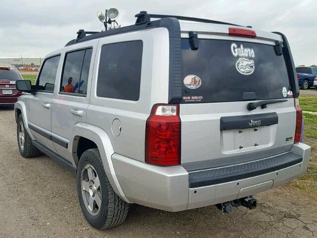 1J8HH48P39C516362 - 2009 JEEP COMMANDER SILVER photo 3