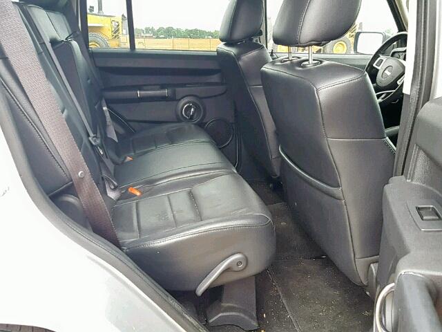 1J8HH48P39C516362 - 2009 JEEP COMMANDER SILVER photo 6