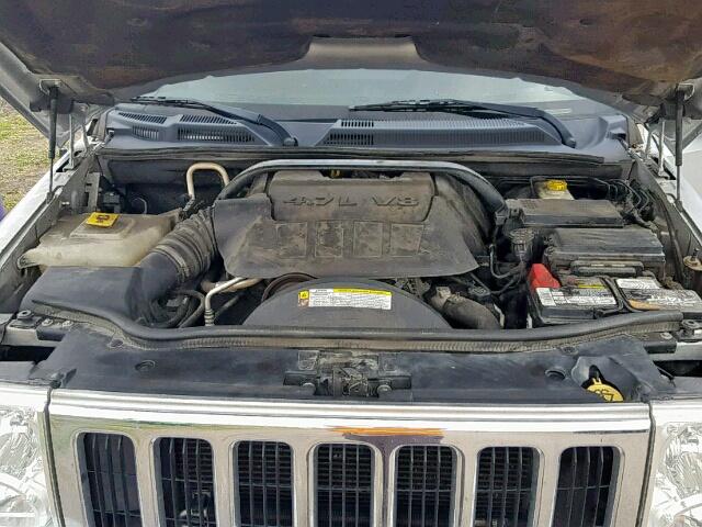 1J8HH48P39C516362 - 2009 JEEP COMMANDER SILVER photo 7