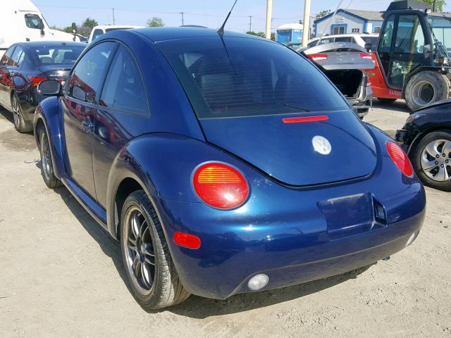 3VWBK31C85M415131 - 2005 VOLKSWAGEN NEW BEETLE BLUE photo 3