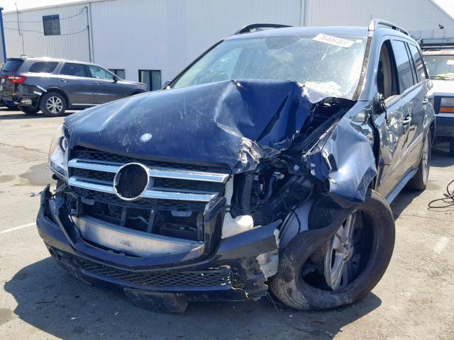 4JGBF71E28A421746 - 2008 MERCEDES-BENZ GL 450 4MA BLUE photo 2