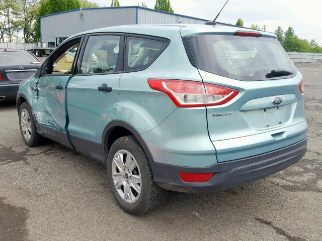 1FMCU0F77DUC46608 - 2013 FORD ESCAPE S GREEN photo 3